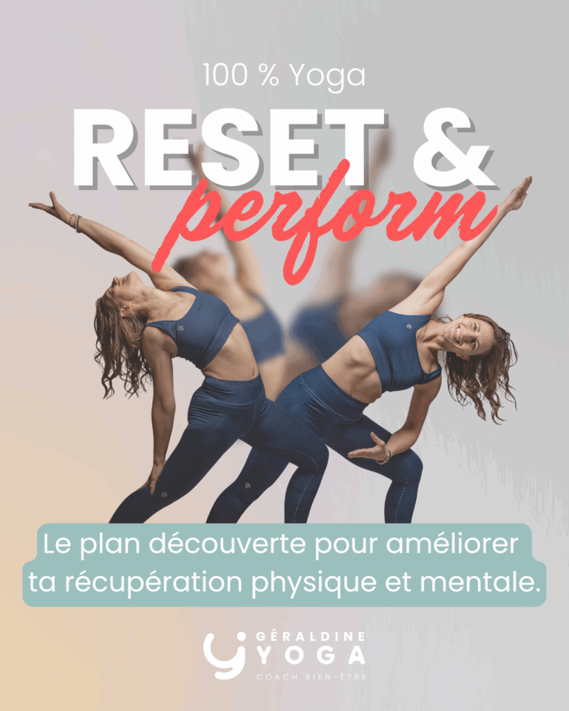 Géraldine Yoga - Cours vidéo gratuit - Reset & Perform