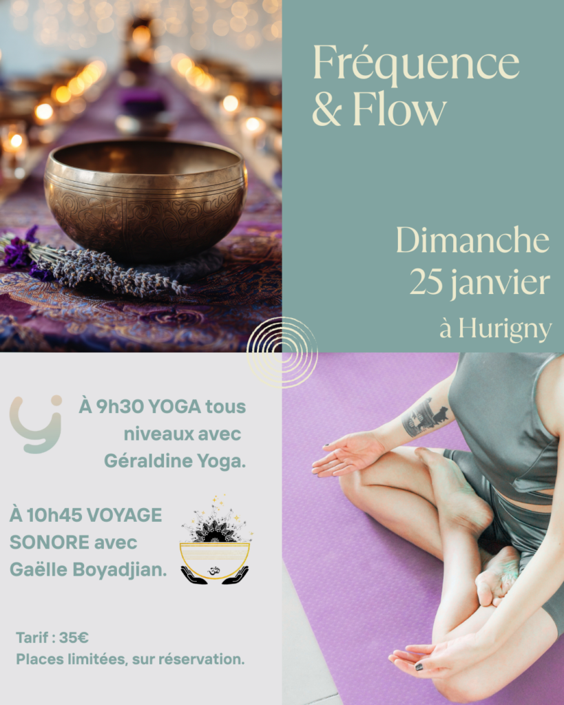 YOGA voyage sonore.
YOGA MACON 
YOGA DIMANCHE