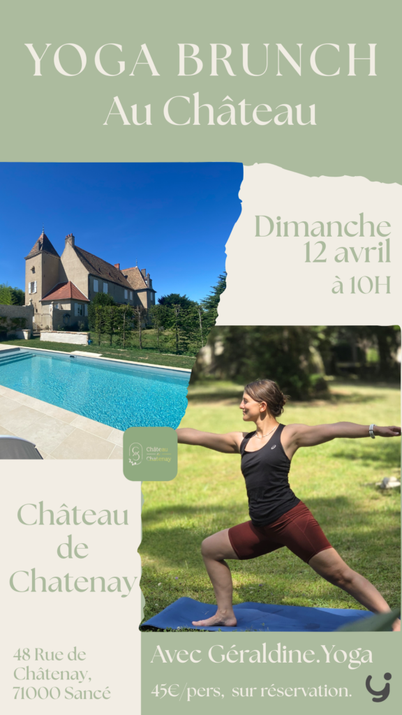 YOGA DIMANCHE MACON, YOGA BRUNCH, Géraldine Yoga, Atelier yoga, évènement yoga, brunch dimanche